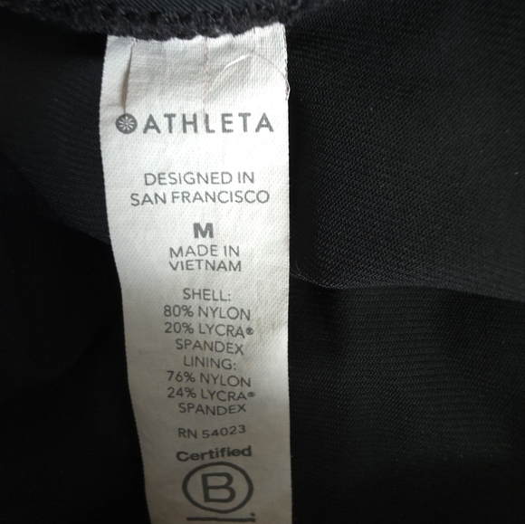 Athleta Offshore Paddle One Piece Swimsuit Size Medium Black - Picture 9 of 11